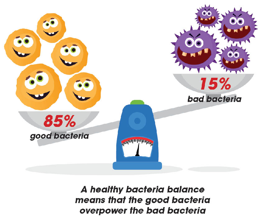 Balancing gut bacteria